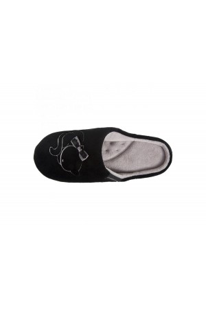 zapatilla isotoner gato negro 99446