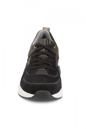 deportivos u naviglio amphibiox geox  kaki-negro  u04aua