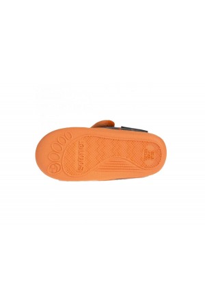 botita rayas isotoner gris naranja 99451