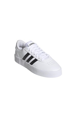 deportivos court bold adidas blanco negro fy7795