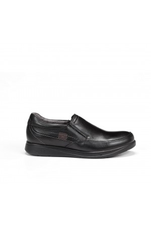 zapatos fluchos negro mocasin f0051