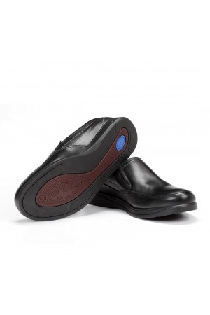 zapatos fluchos negro mocasin f0051