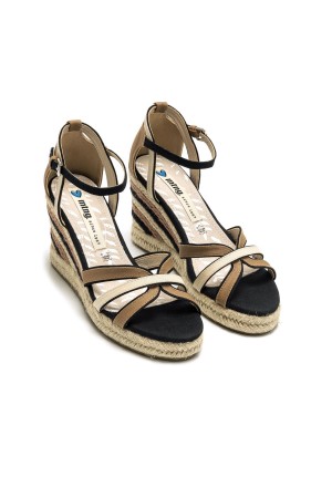 sandalias mustang louisa cuero blanco...