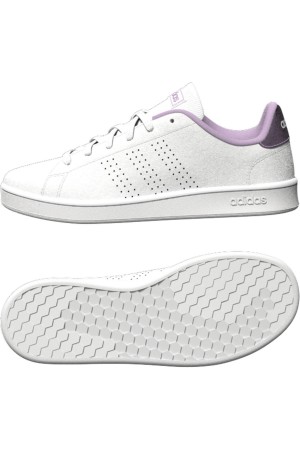 deportivo adidas advantage blanco-lila fy8874