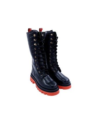 botas otoño-invierno sarca negro-rojo carla coco