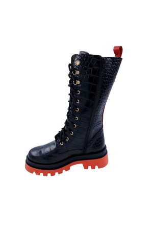 botas otoño-invierno sarca negro-rojo carla coco
