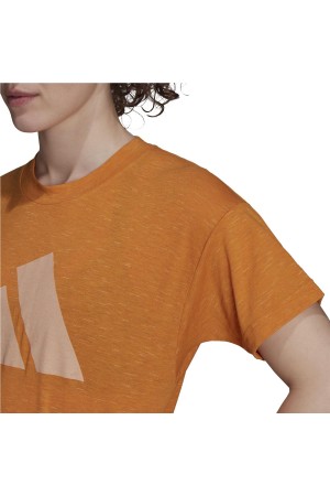 camisetas adidas sportswear naranja h24148