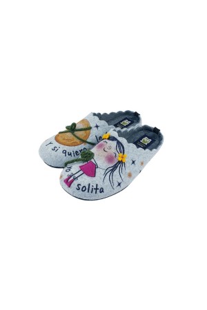 zapatillas casa marpen slippers lazo verde 315