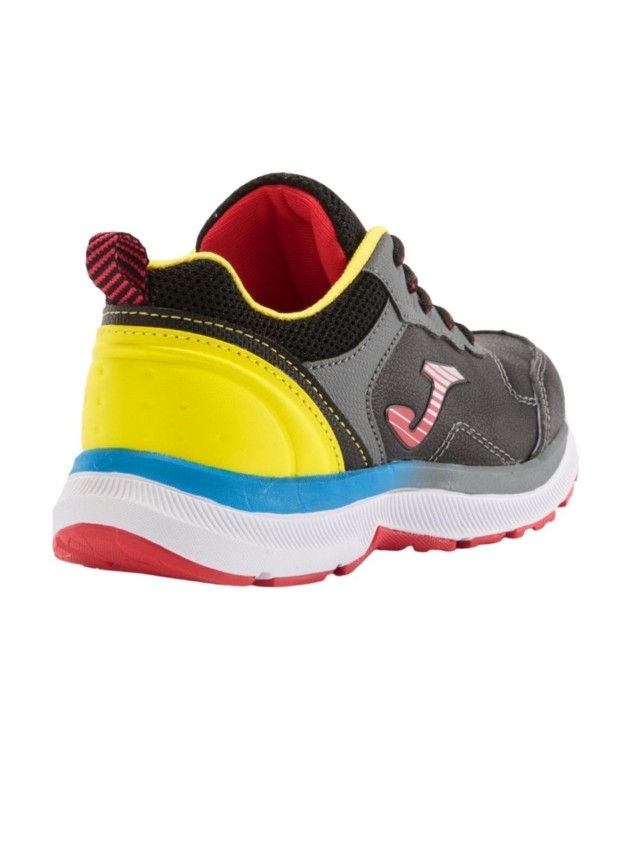 deportivos joma negro-gris boro jr