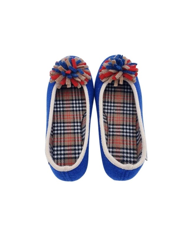 zapatilla pelusines varios moña fieltro
