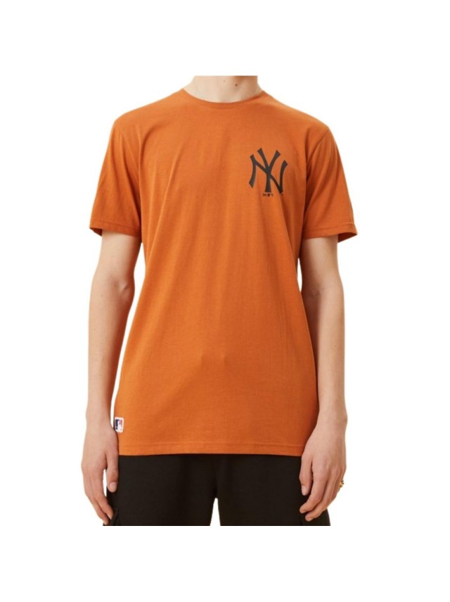 camisetas new era mlb left chest naranja 12893145
