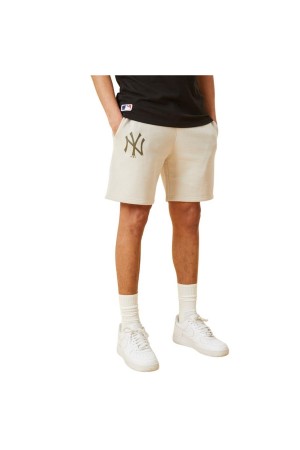 pantalones cortos mlb seasonal team new era beige 12893126