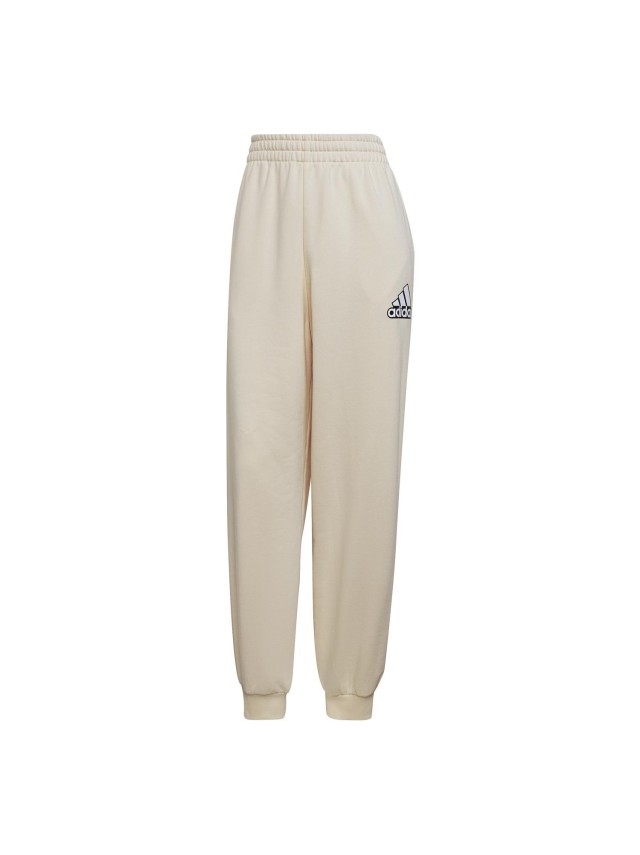 pantalones de chandal adidas w blv q1 beige hc9175