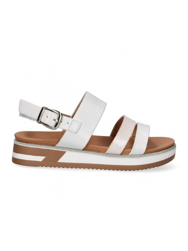 sandalias bubble blanco a3372