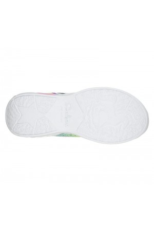 deportivos skechers s lights unicorn multicolor 302311l