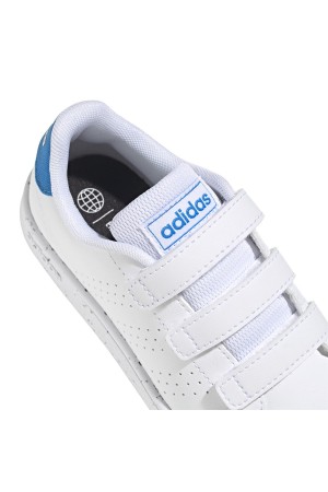 Deportivos niños adidas advantage cf c blanco azul gw6492
