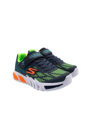 deportivo skechers flex glow marino-verde 400137l