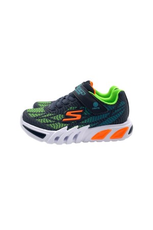 deportivo skechers flex glow marino-verde 400137l