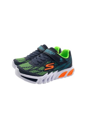 deportivo skechers flex glow marino-verde 400137l