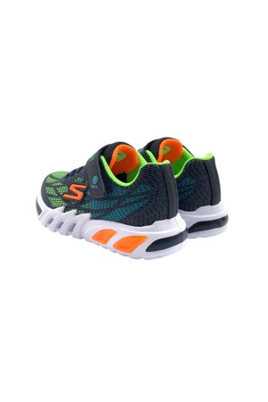 deportivo skechers flex glow marino-verde 400137l