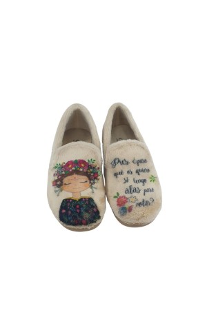 Zapatilla de mujer Bruma Frida arena 5580