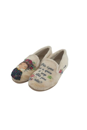 Zapatilla de mujer Bruma Frida arena 5580