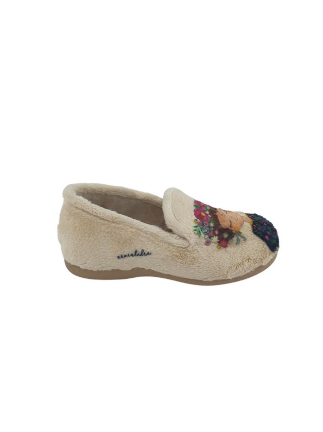 Zapatilla de mujer Bruma Frida arena...