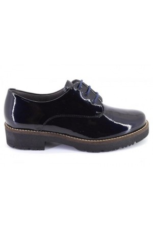 Zapato mujer Pitillos Charol marino 1661