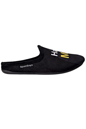Zapatilla mujer Marpen Slippers Hasta Luego Mari Carmen Negro csp2