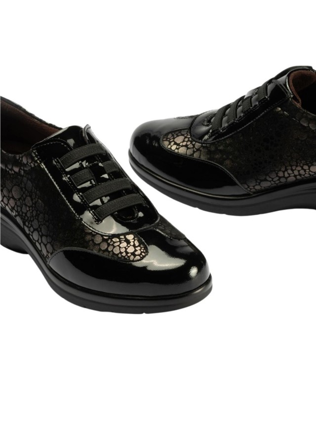 Zapatos Pitillos negro 1612