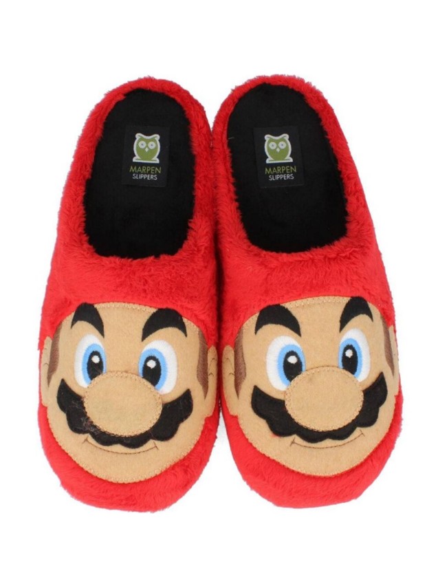 Zapatillas marpen slippers mario bros rojo 607iv20