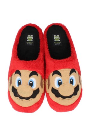 Zapatillas marpen slippers mario bros rojo 607iv20