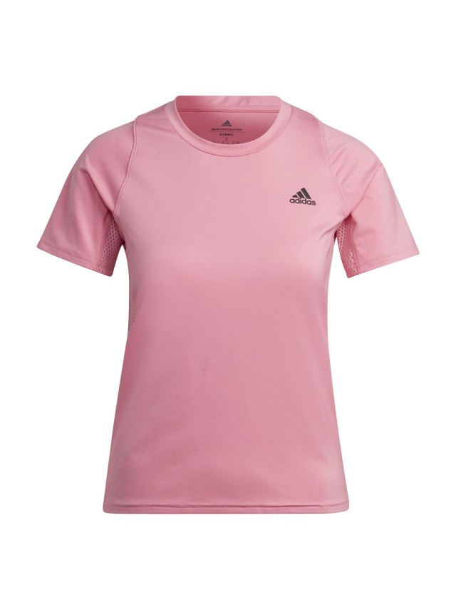 camisetas mujer adidas rn fast rosa hk9006