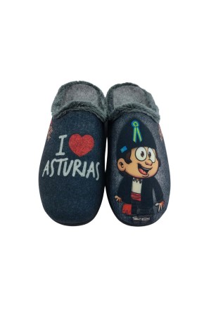 ZAPATILLA UNISEX CUQUE ASTURIAS NEGRO 576