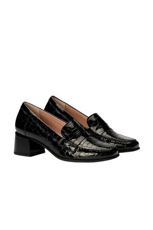 Zapato Mujer Pitillos coco charol negro 5066