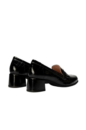Zapato Mujer Pitillos coco charol negro 5066