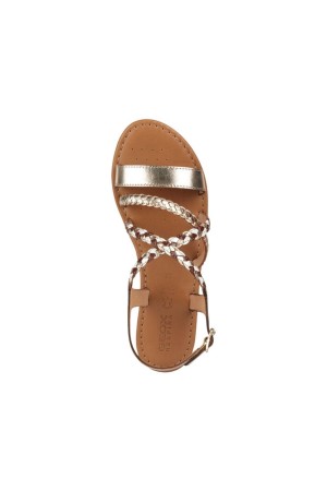 sandalias geox sozy oro-marron d35lxo