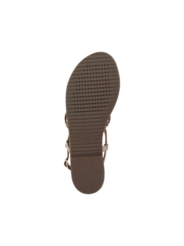sandalias geox sozy oro-negro d35lxn