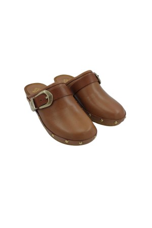 Sandalias mujer Gores Zueco camel 610274