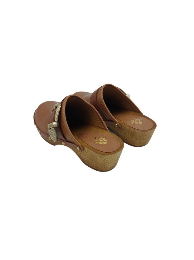 Sandalias mujer Gores Zueco camel 610274