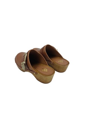 Sandalias mujer Gores Zueco camel 610274