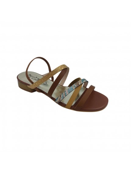 Sandalias mujer Gore Tiras Multi brandy 21701