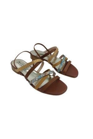 Sandalias mujer Gore Tiras Multi brandy 21701