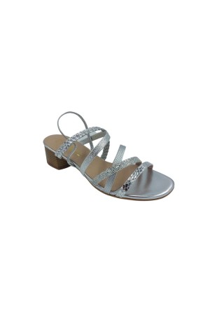 Sandalias mujer Gores trenzado plata 21750