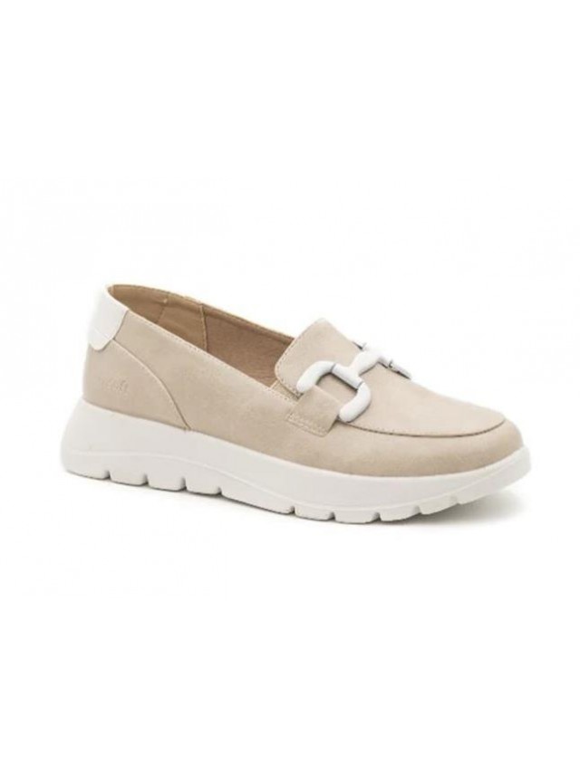 Zapatos mujer My Soft Mocasin casual beige 23m260