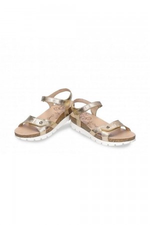 sandalias   panama jack   oro   sulia shine b3