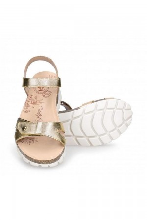 sandalias   panama jack   oro   sulia shine b3