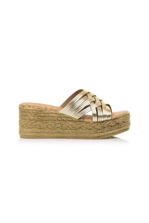 sandalias mustang oro 51929