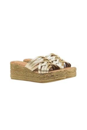sandalias mustang oro 51929