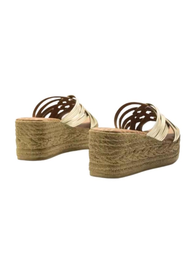 sandalias mustang oro 51929